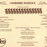 1984 I Remember Marriage 1 flyer